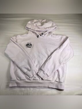 Stoic Light Pink Pullover Men’s Hoodie Outdoor Casual Sweatshirt Small